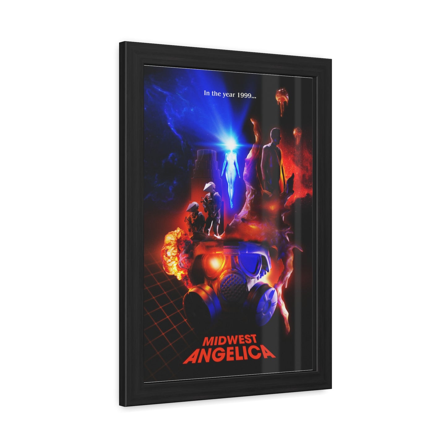 Midwest Angelica Halloween Poster (Framed)